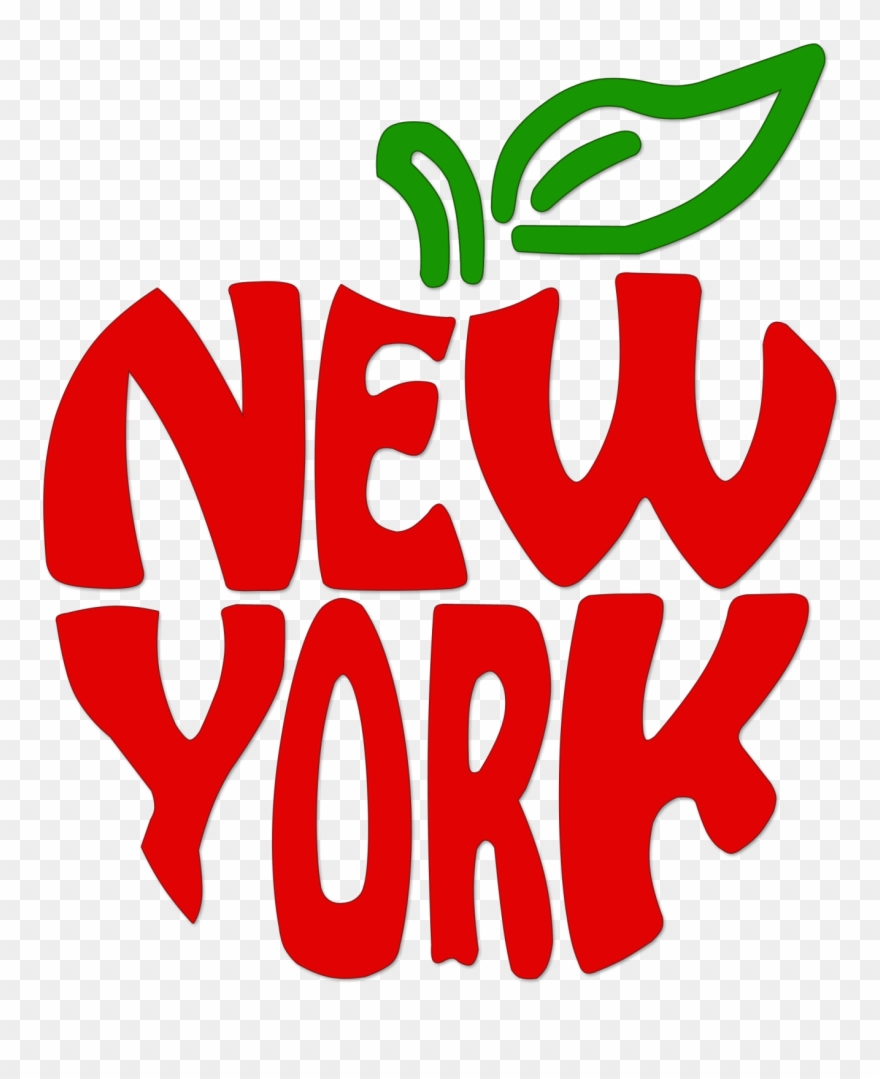 Enlarge Image - New York In Words Clipart