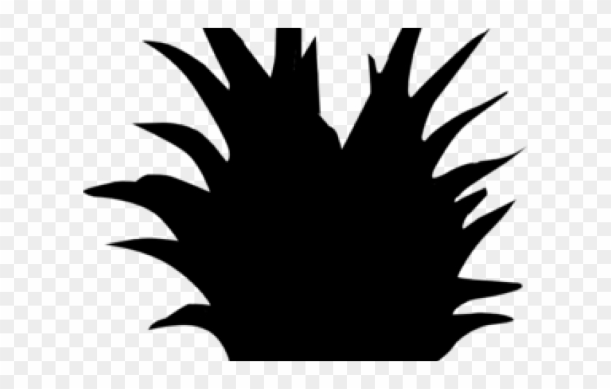 Silhouette Clipart Plant - Silueta Png Planta Transparent Png