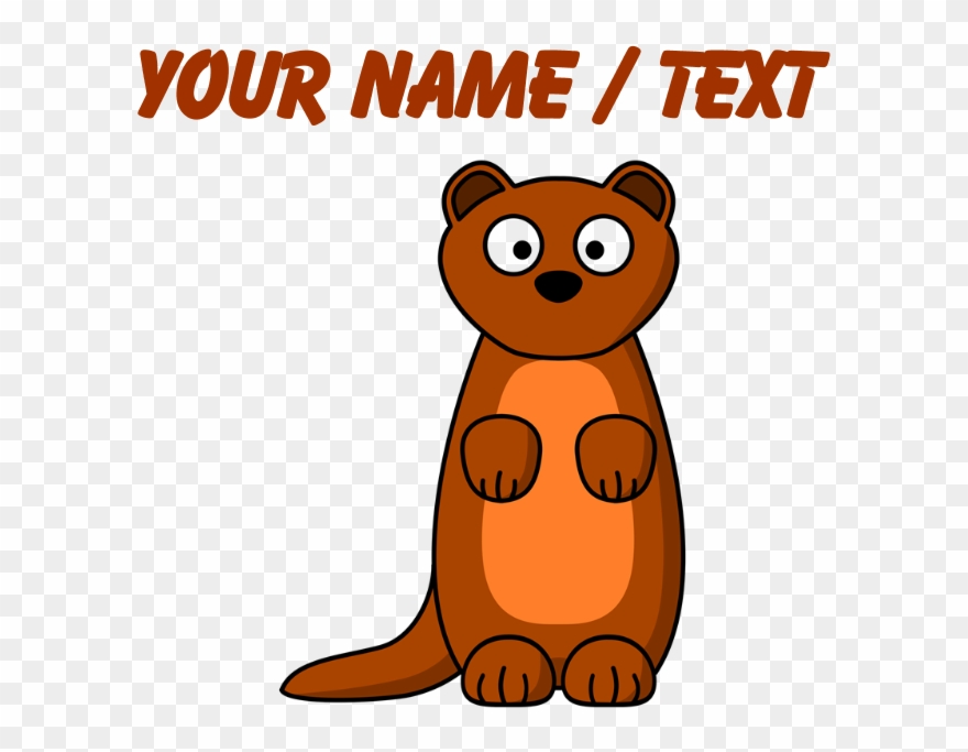 Custom Cartoon Weasel Drinking Glass - Lion With American Flag Clipart