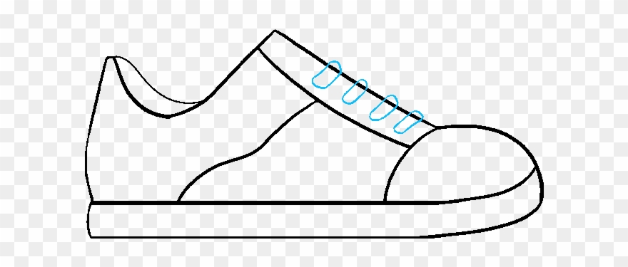 How To Draw Shoe - Drawing Clipart