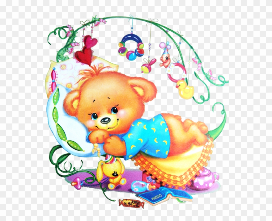 Teddy Bearscold Porcelainbaby Cardsanimal Picsclip - Drawing - Png Download