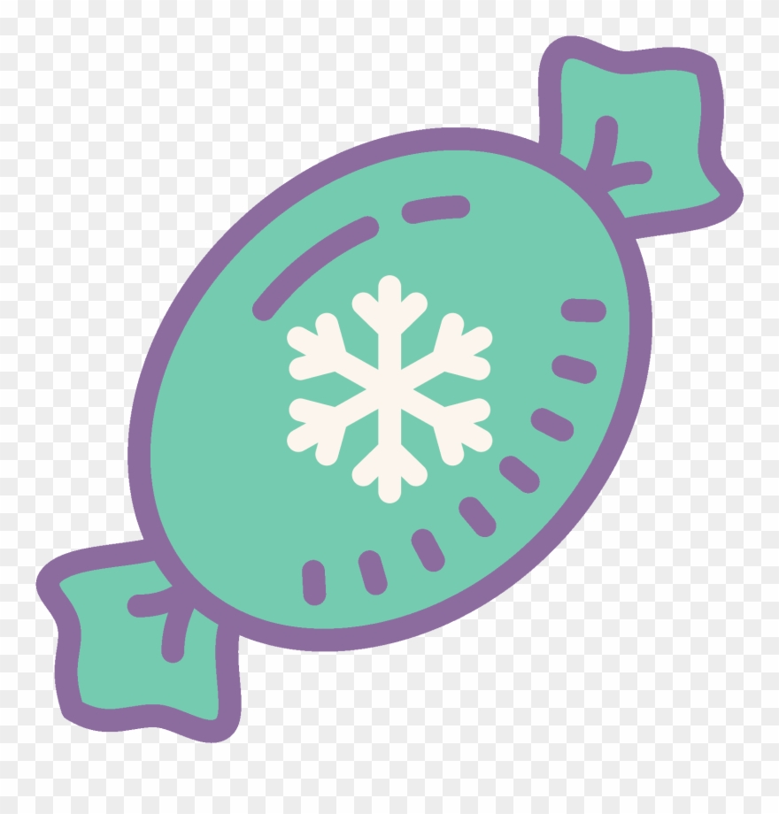 Christmas Candy Icon - Peace And Love Clipart