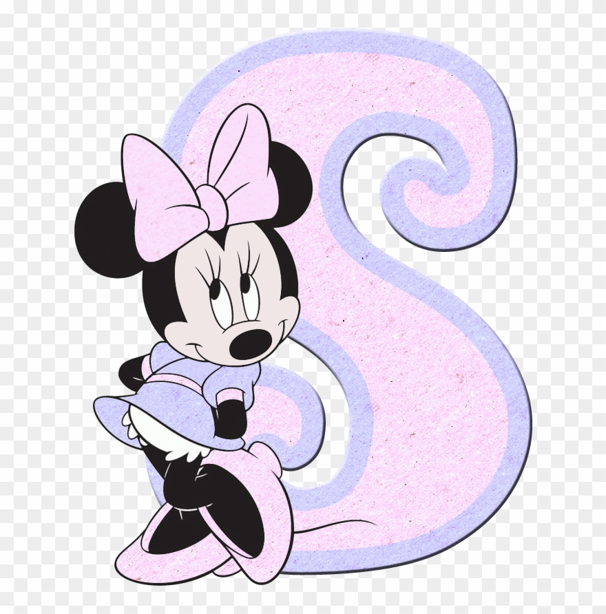 S - - ✿‿ - Simple Minnie Mouse Coloring Pages Clipart