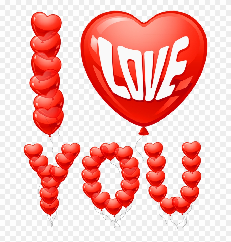 Balloon Love U Png Clipart