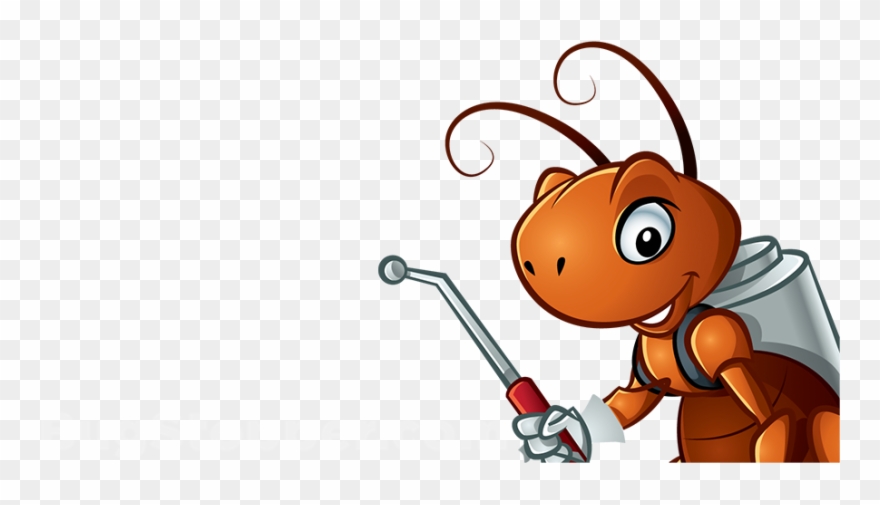 860 - Termite Cartoon Clipart