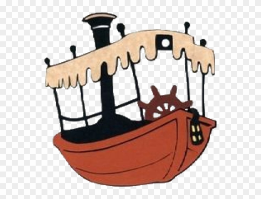 Jungle Cruise Boat Coloring Clipart