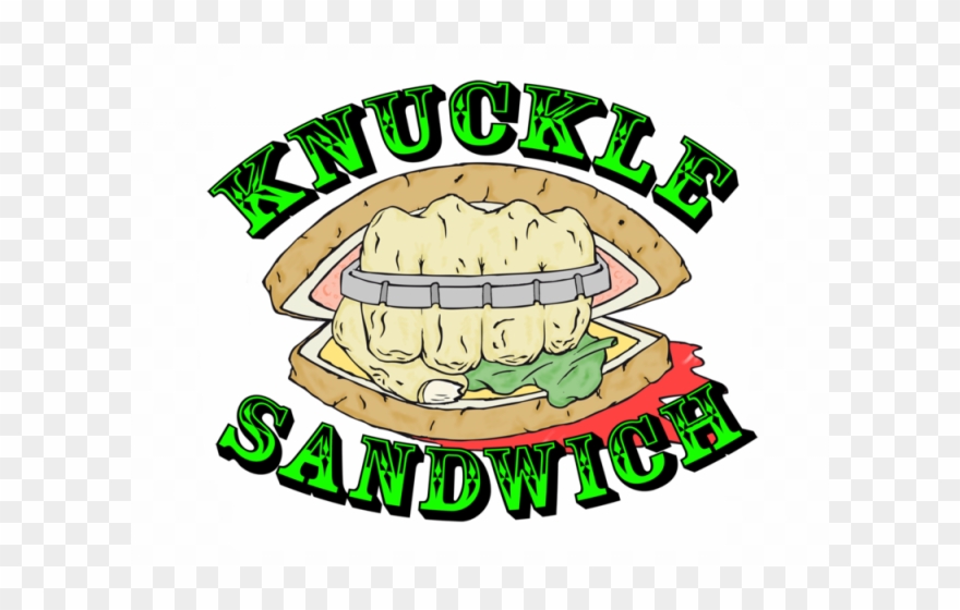 Sandwich Clipart Character - Knuckle Sandwiches - Png Download