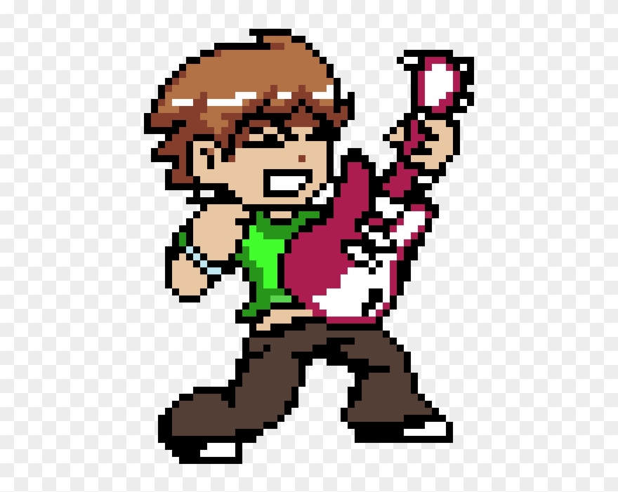 Charmander Evolution Line - Scott Pilgrim Video Game Sprites Clipart