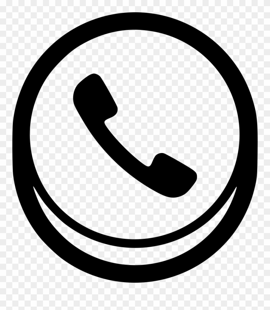 Call Phone Telephone Contact Booth Comments - Number Two In A Circle Clipart