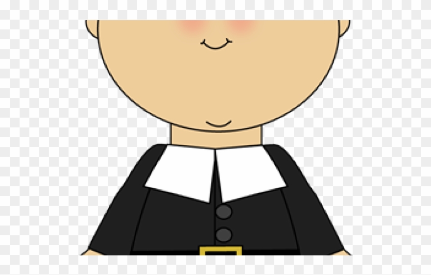 Pilgrim Clipart Transparent - Cartoon Pilgrim And Indian - Png Download