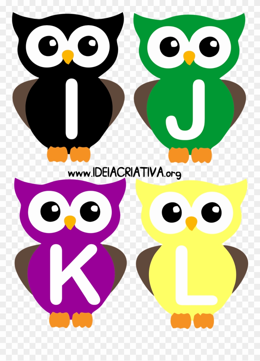 Alfabeto Letra Bast O Corujinhas Alphabet Pinterest - Alfabeto Coruja Clipart