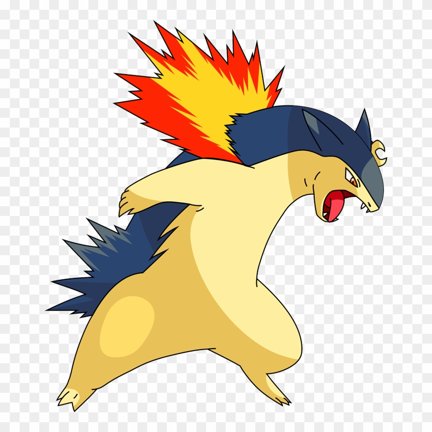 Fire Pokemon Png Clip Art Freeuse - Pokemon Typhlosion Transparent Png