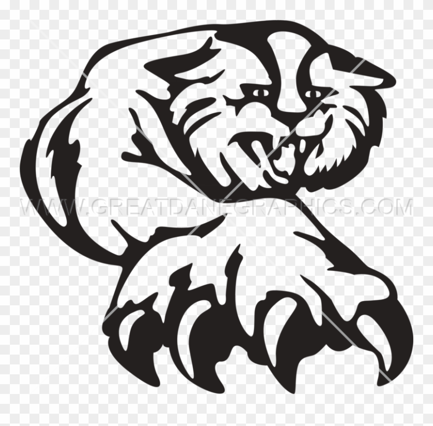 Tiger With Claw - Claw Tiger Clipart