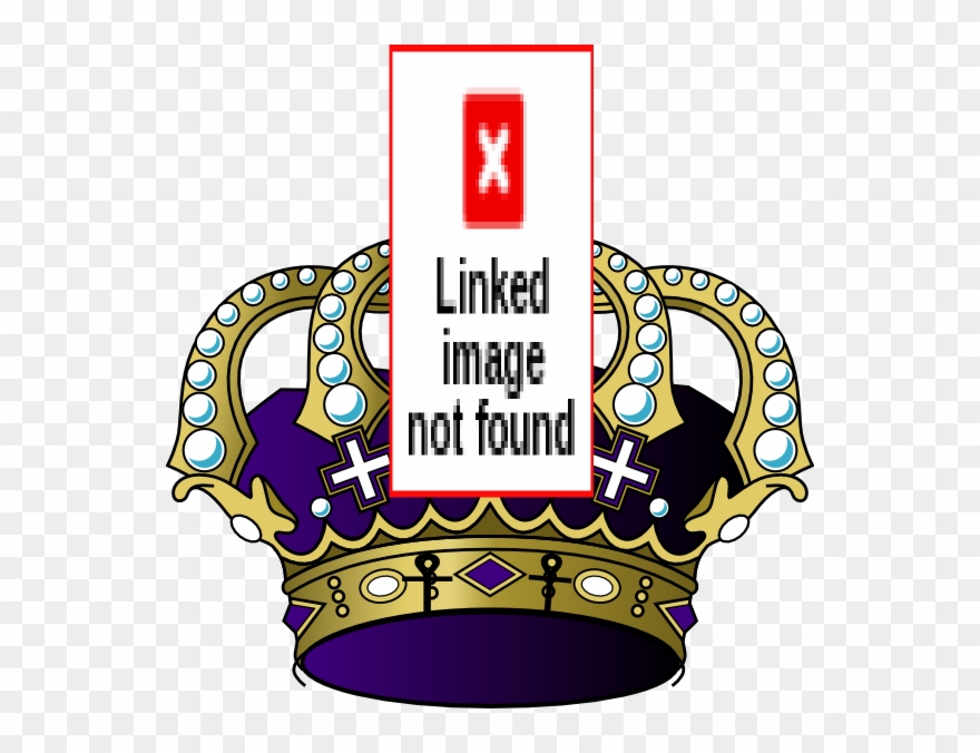 Gold And Blue Royal Crown Clipart