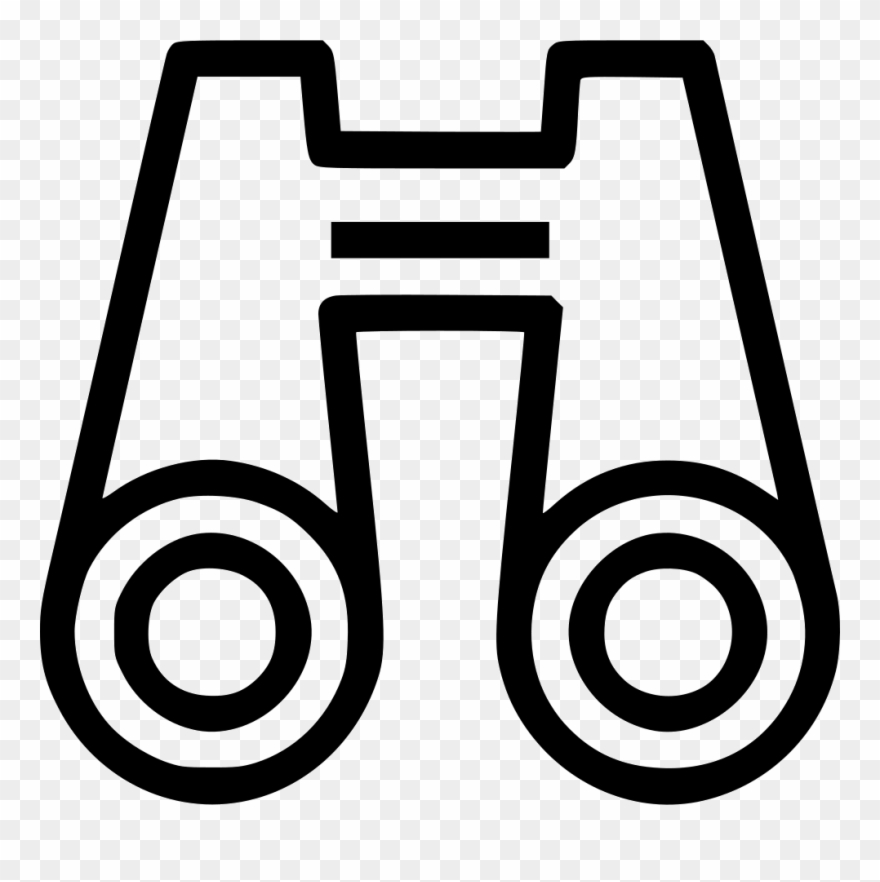 Binoculars Sightseeing Nature Adventure Travel Svg - Sightseeing Logo Png Clipart