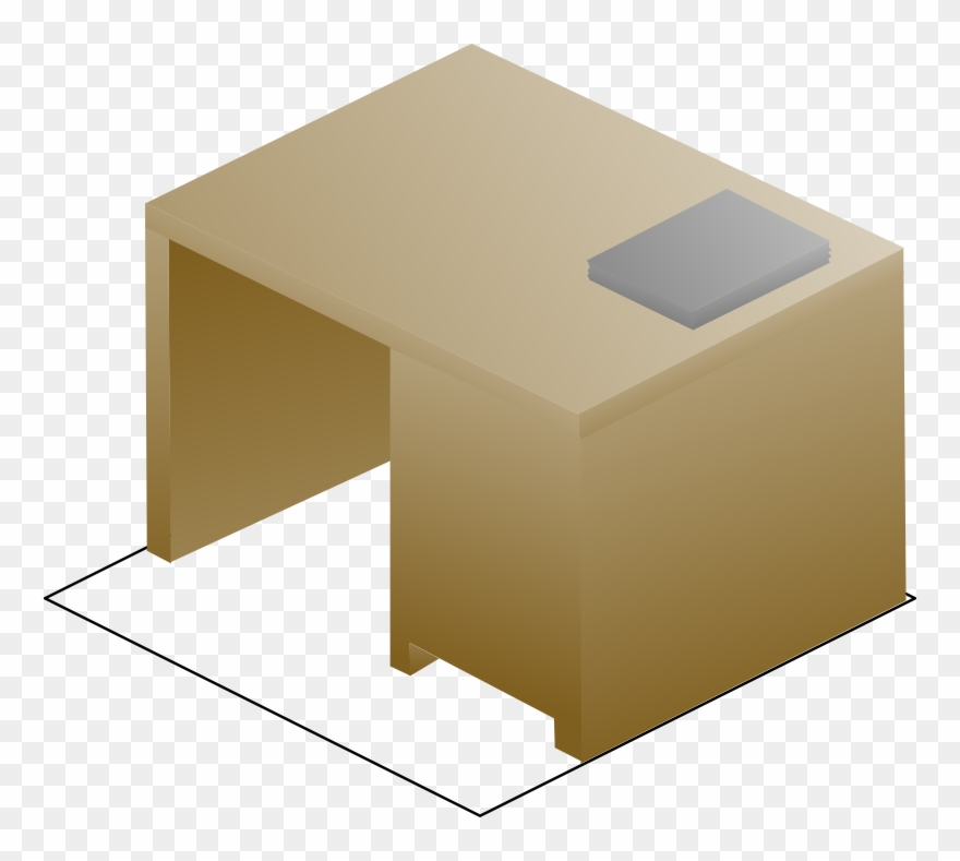 Isometric Desk Clipart