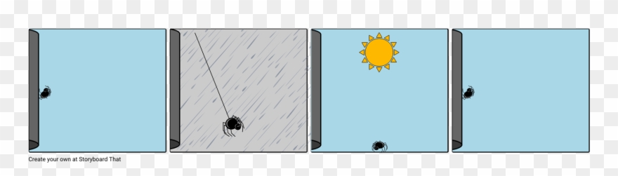 Itsy Bitsy Spider - Illustration Clipart