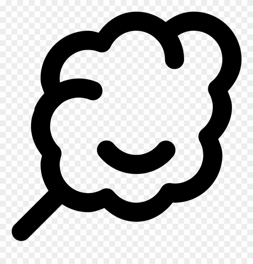 Cotton Candy Icon - Cotton Candy Icon Png Clipart