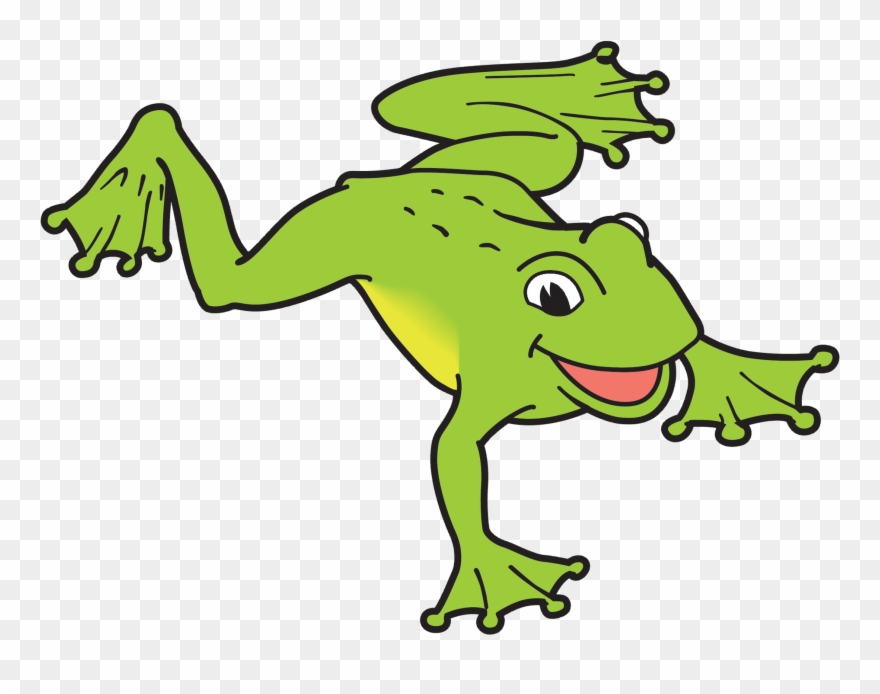 Frog Swimming Clipart - Png Download