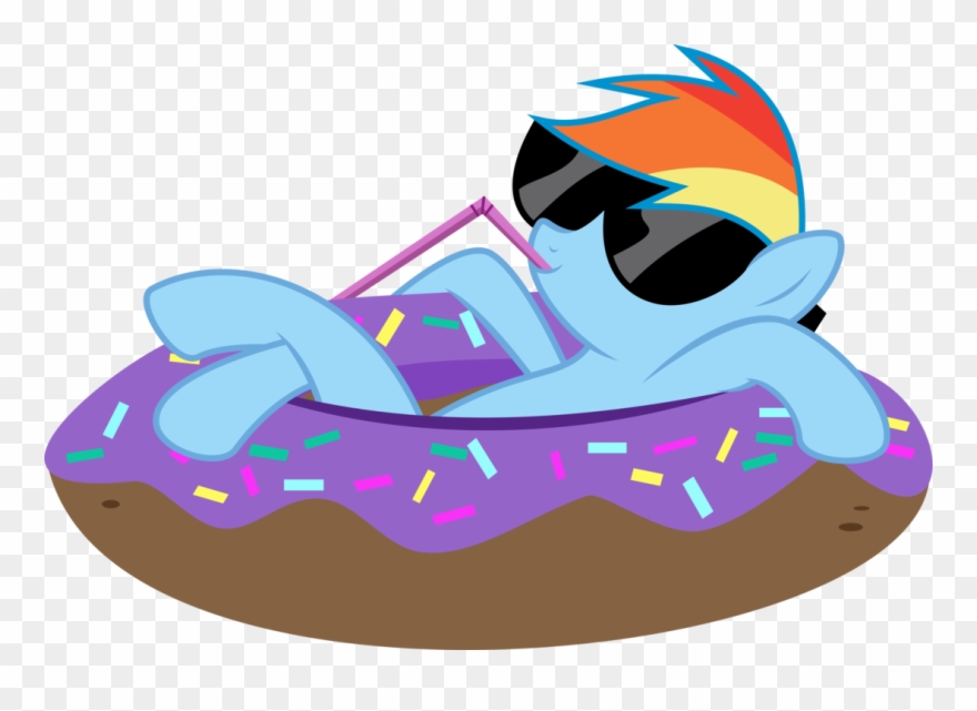 Artist Missbeigepony Dead Source Floaty Food - Cartoon Floaties Transparent Background Clipart