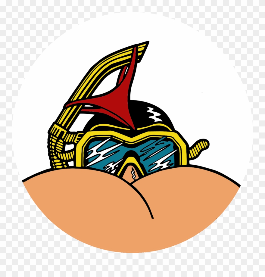 <3 - Ass Snorkel Clipart