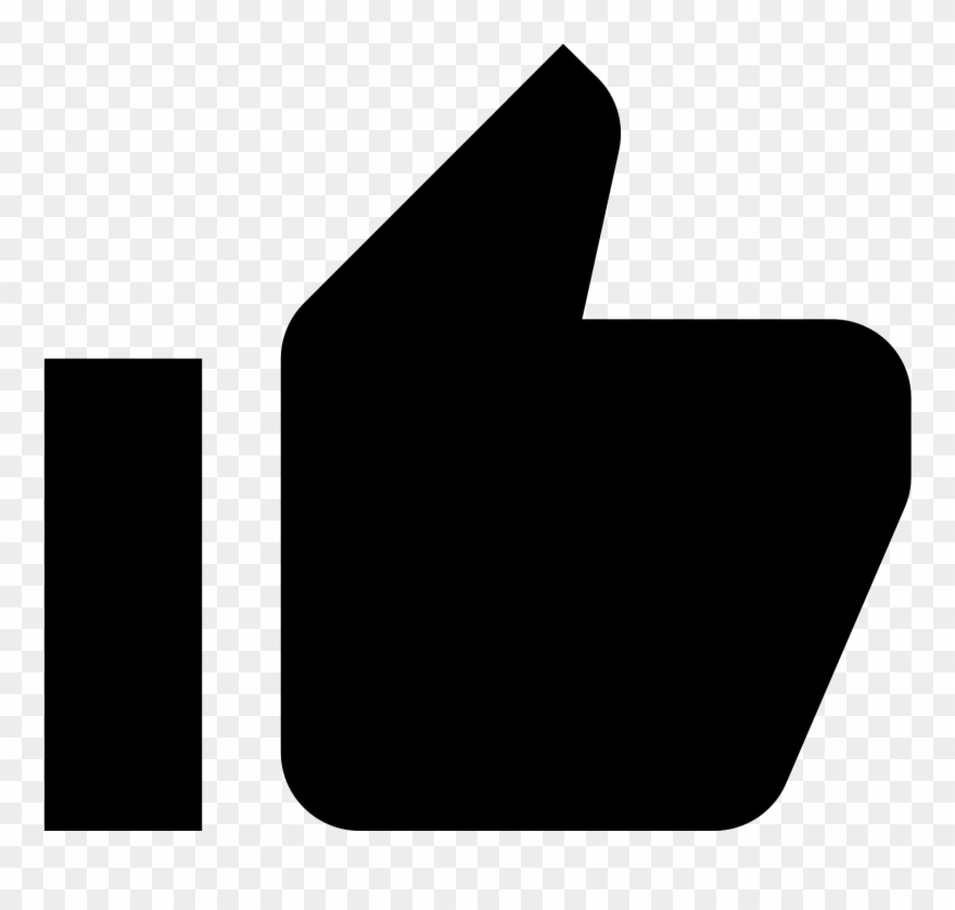 Thumbs Up Icon - Like Icon Material Design Clipart