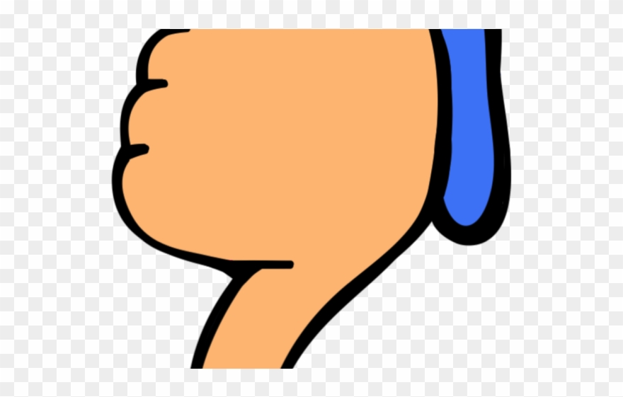 Thumbs Down Clipart - Thumbs Down Step By Step - Png Download