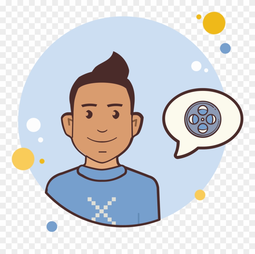 Man Film Reel Icon - Matematico Png Clipart