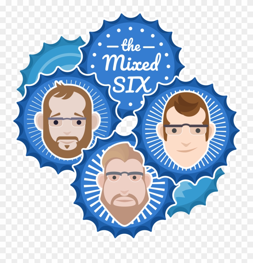 The Mixed Six Podcast Clipart