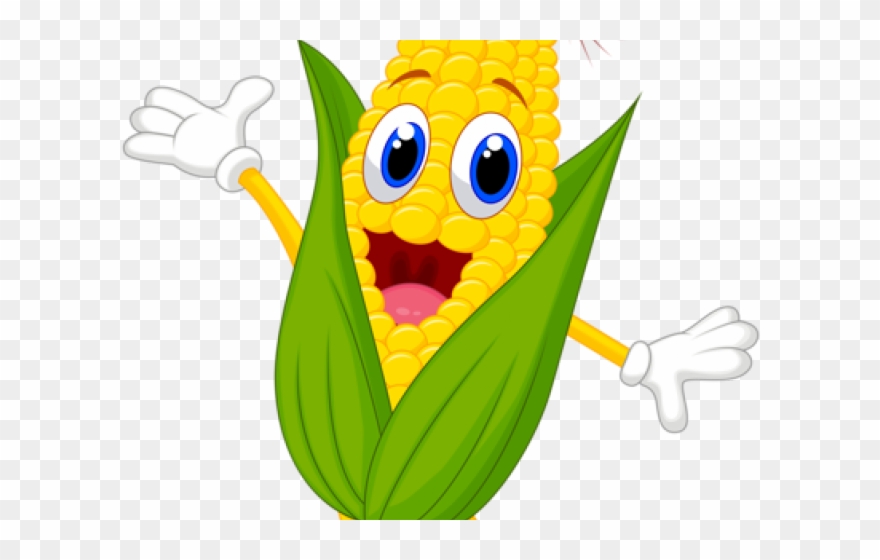 Smileys Clipart Vegetable - Planta De Maiz Animado - Png Download