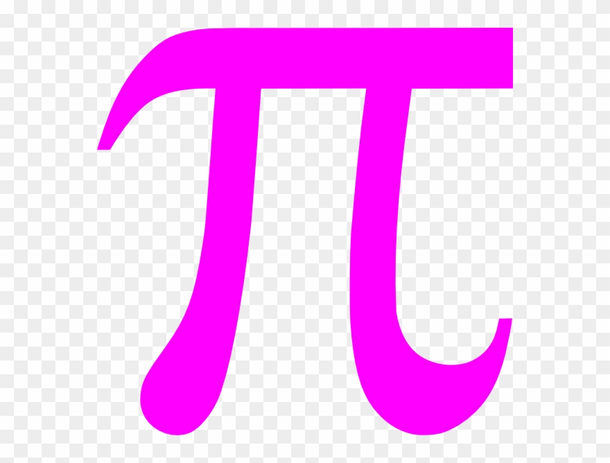 Graphic Royalty Free Library Pi Pie Clipart - Pink Math Clipart - Png Download