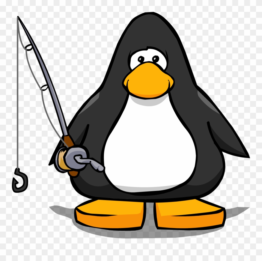 Image Result For Fishing Rod Club Penguin - Club Penguin Fishing Png Clipart