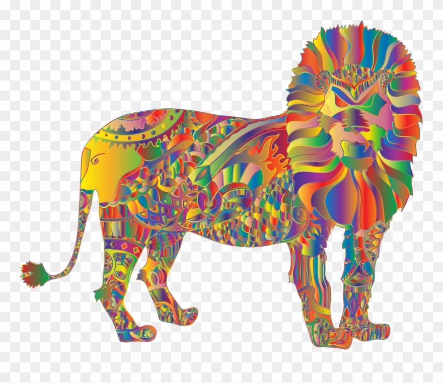 Prismatic Redglove Big Image - Lion Clipart