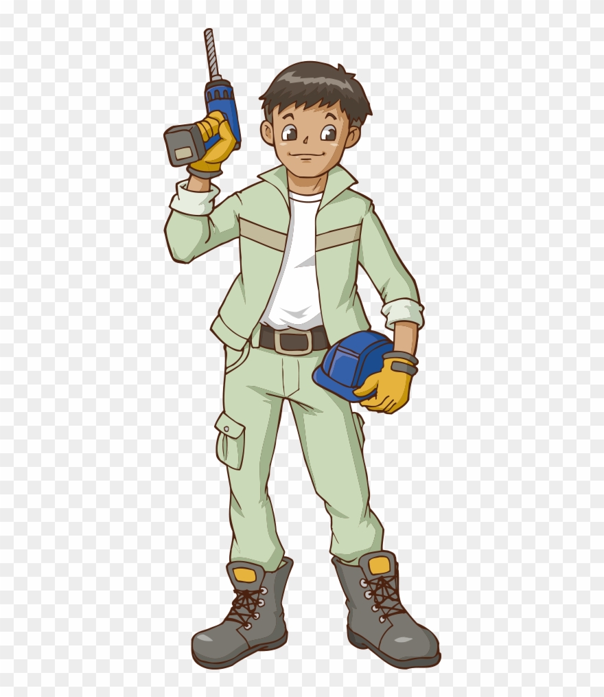 大工のイラスト（男性） - Man Clipart
