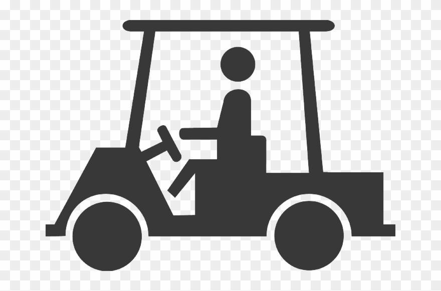 Custom Golf Carts - Golf Cart Vector Art Clipart