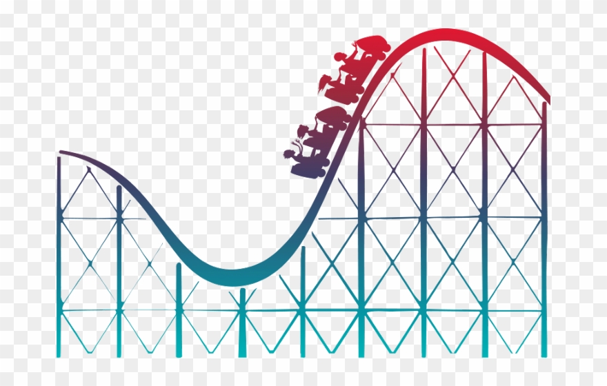 Largest Collection Of Free To Edit Rollercoasterstickers - Roller Coaster Pixel Art Clipart
