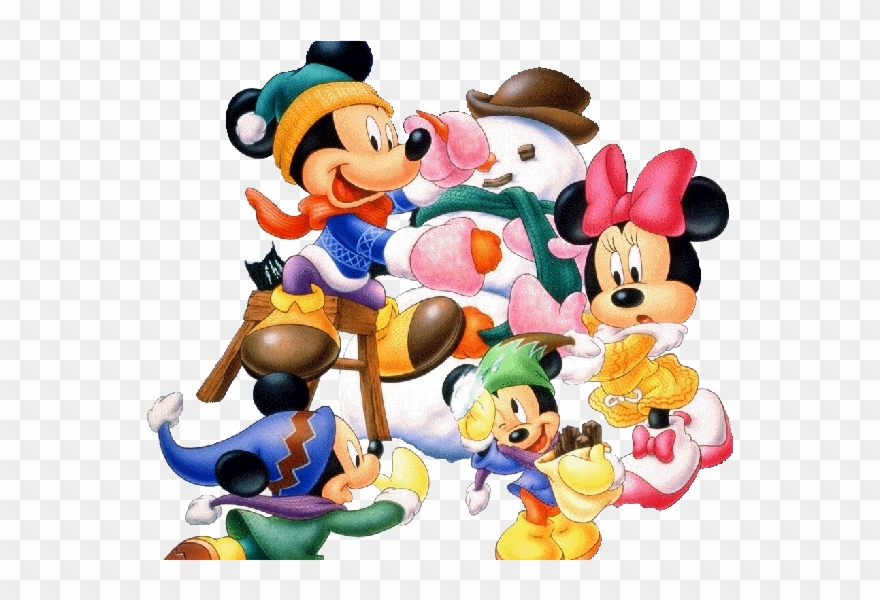 Christmas Clip Art Images - Mickey Mouse Y Minnie - Png Download