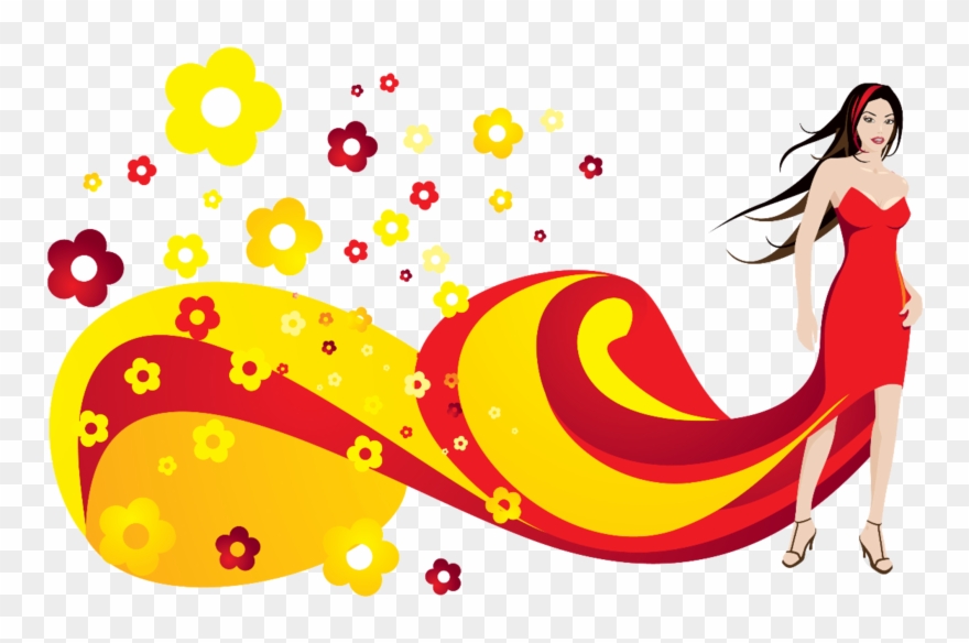 Forgetmenot Women Clipart Freeuse Stock - Девушка Времена Года Клипарт - Png Download