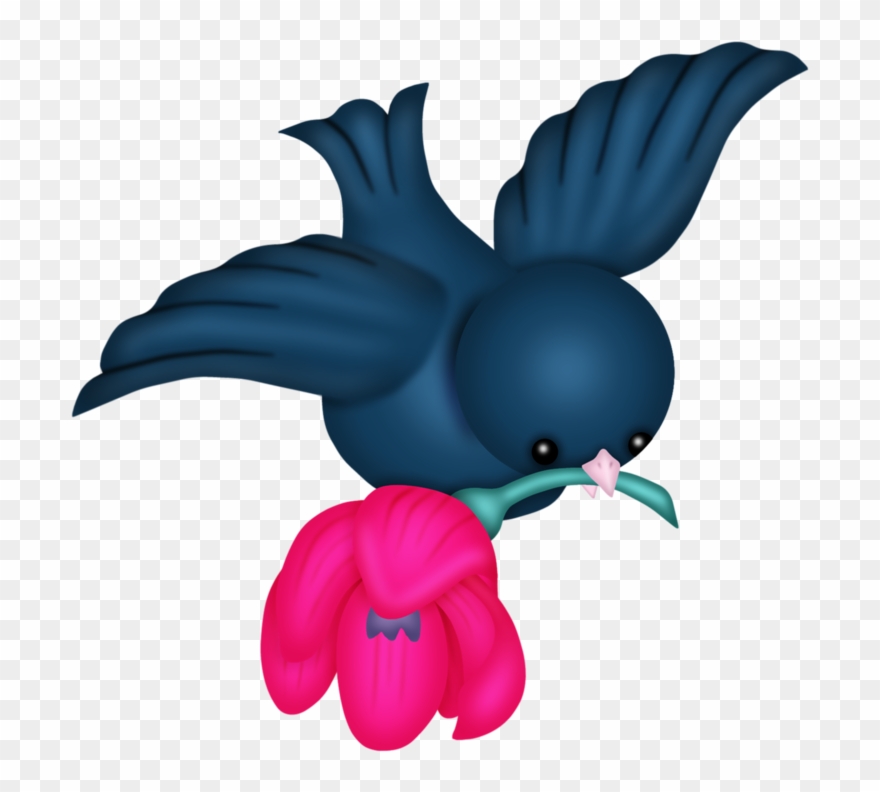 Birds And Flowers - Birds And Flowers Cartoons Clipart