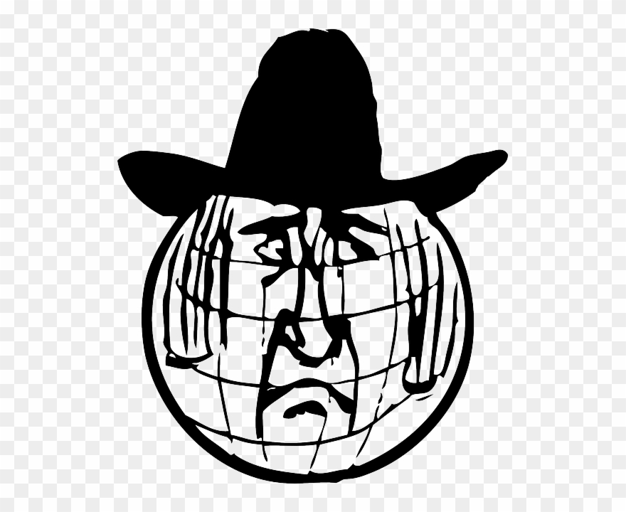 Forgetmenot - Cowboy Globe Shower Curtain Clipart