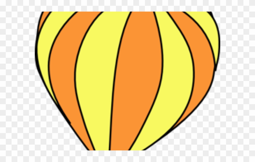 Hot Air Balloon Clipart Single - Png Download