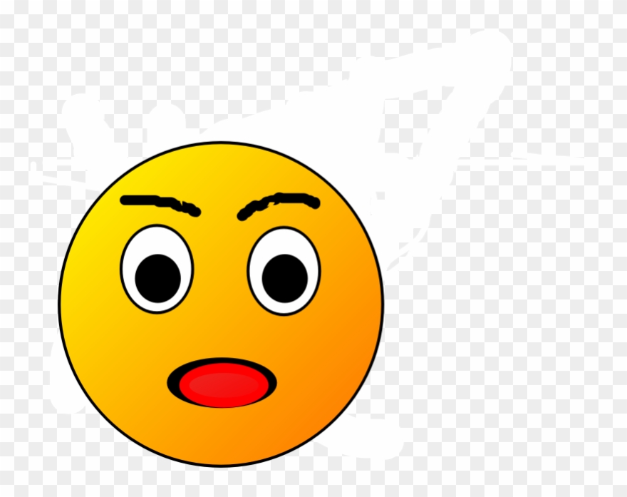 Clipart - Stare Smiley - Computer - Png Download