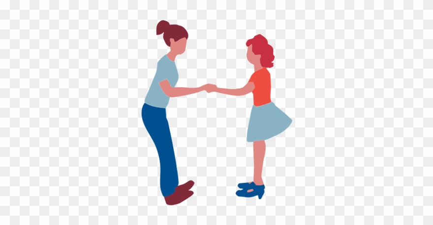 Crescent City Swing Dancers Solo - Holding Hands Clipart