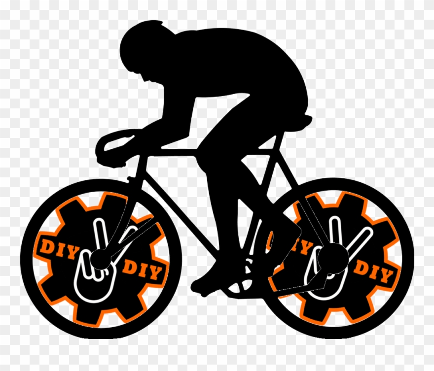 Diy Peace Bike Logo Bike Logo, Baby Bike, Make Peace, - Cycling Clipart