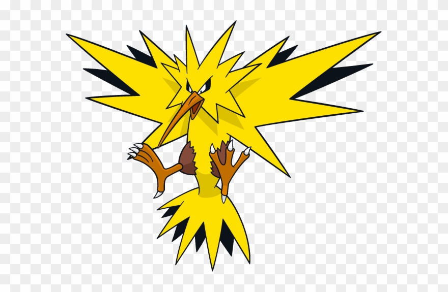 Pokemon Zapdos Clipart