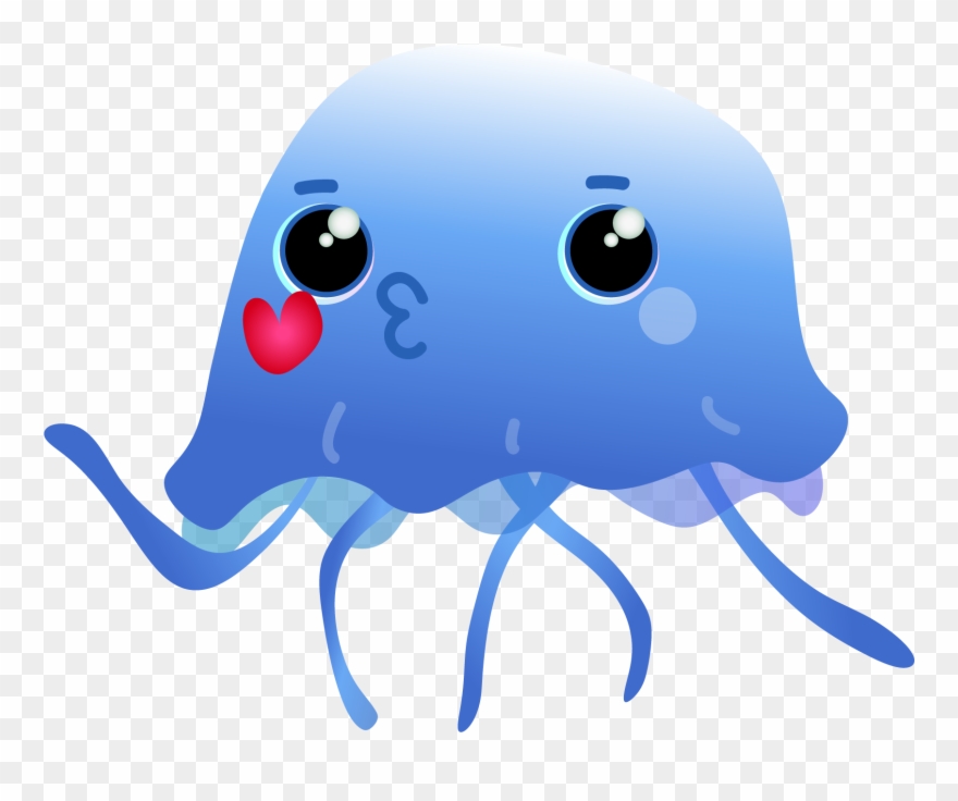 Holiday Jellyfish Set Clipart