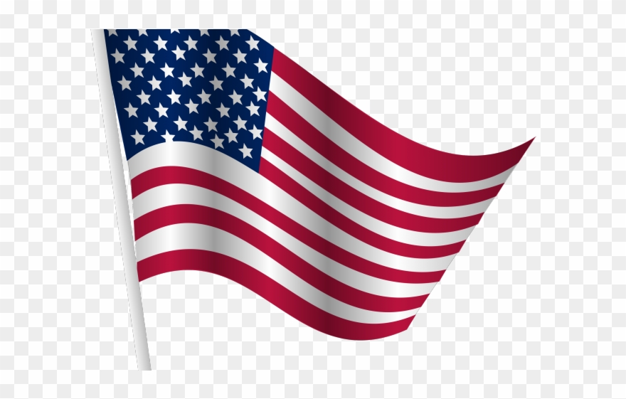 Transparent American Flag Clipart - Png Download
