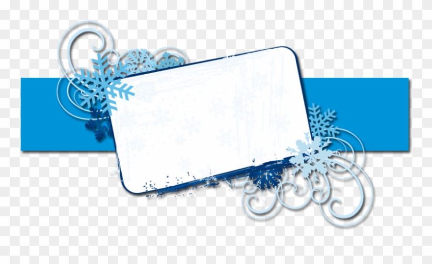 Christmas Banner Backgrounds Free Blast You Frost Banner - Template Design Banner Png Clipart