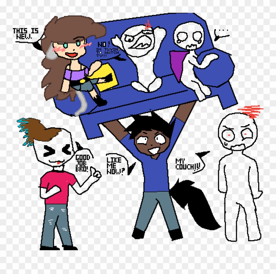 When My Friends Come Over - User Clipart