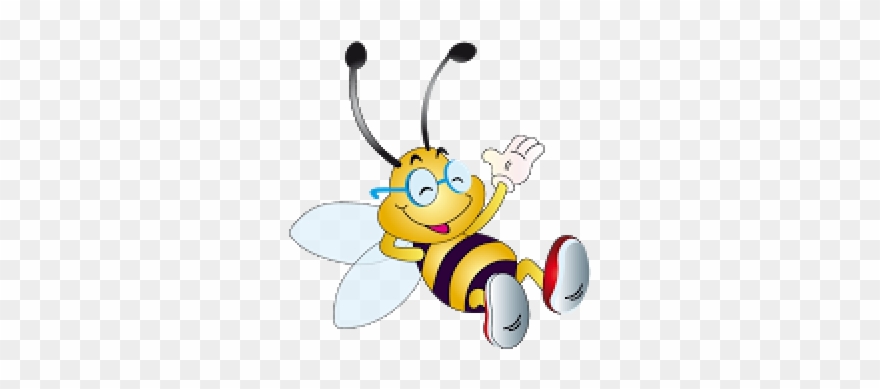 Bumblebee Clipart Bee Buzz - Transparent Background Bee Cartoon - Png Download
